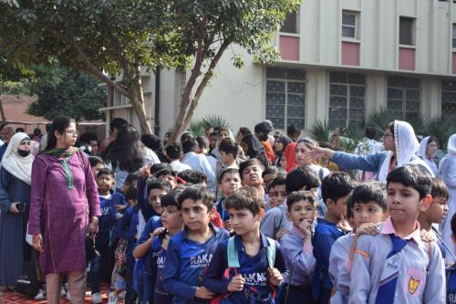 School Kids in Line